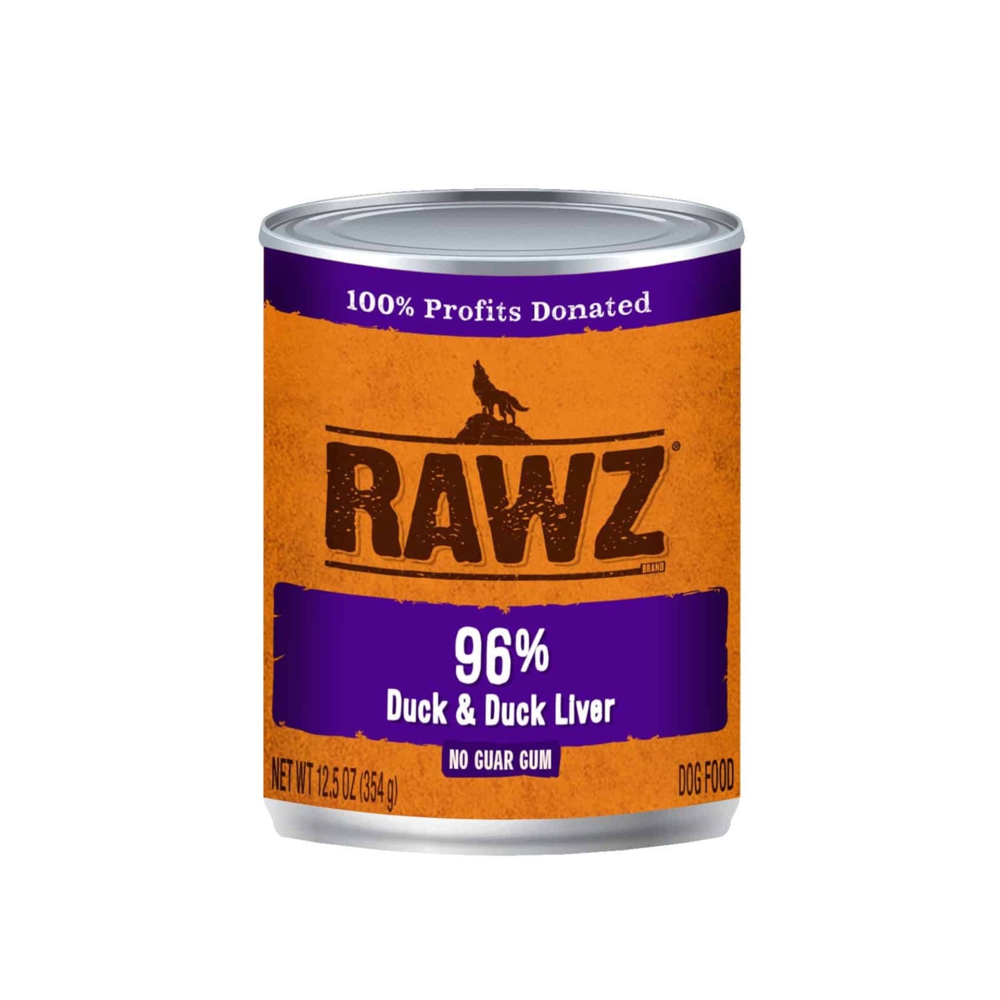 Rawz Dog 96% Duck & Duck Liver 12.5OZ