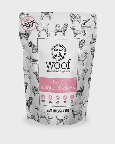 Woof FD Beef Tongue 'n' Cheek Treat 1.76oz