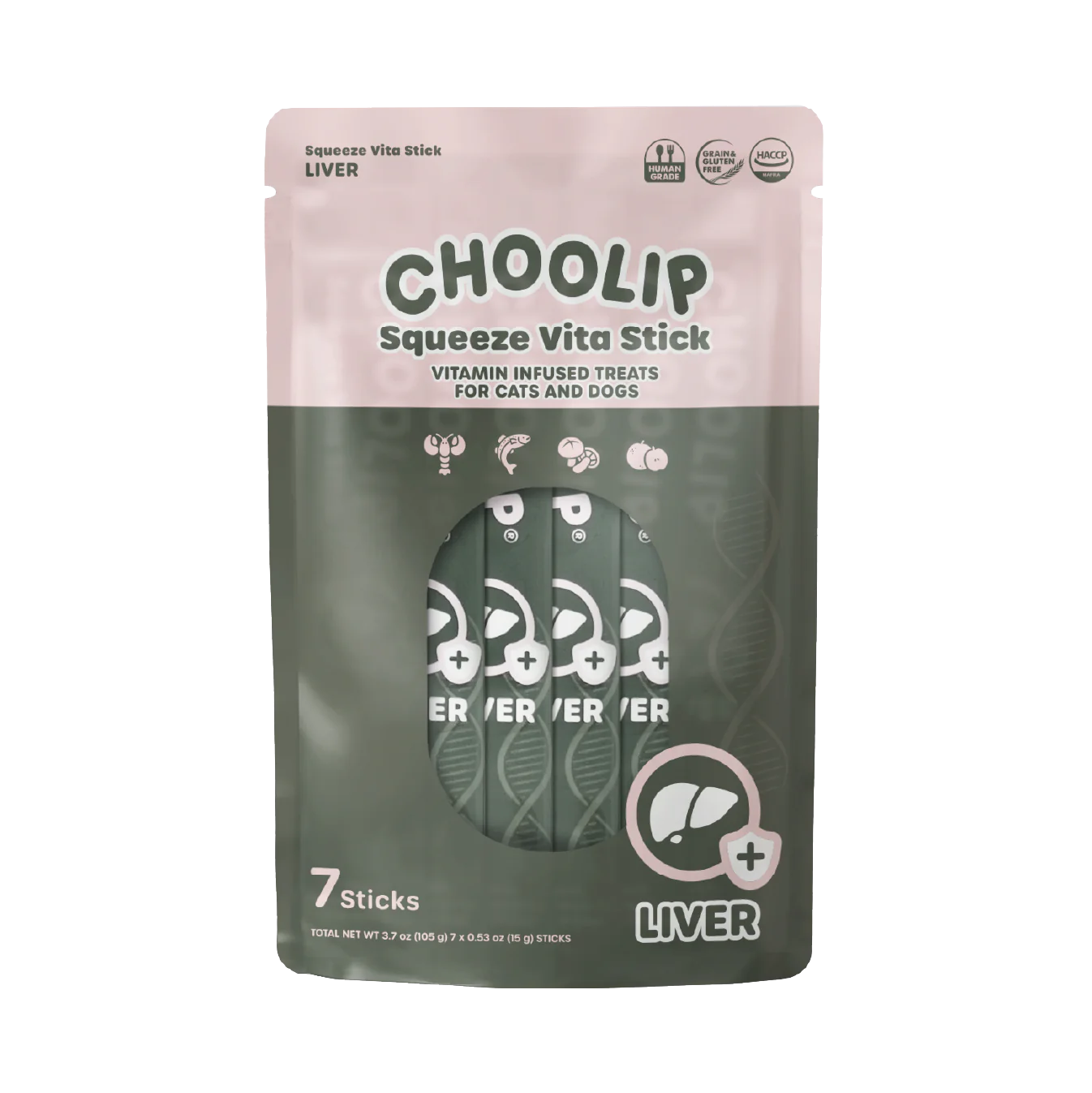 Choolip Squeeze Vita Stick Pouch 7 Sticks