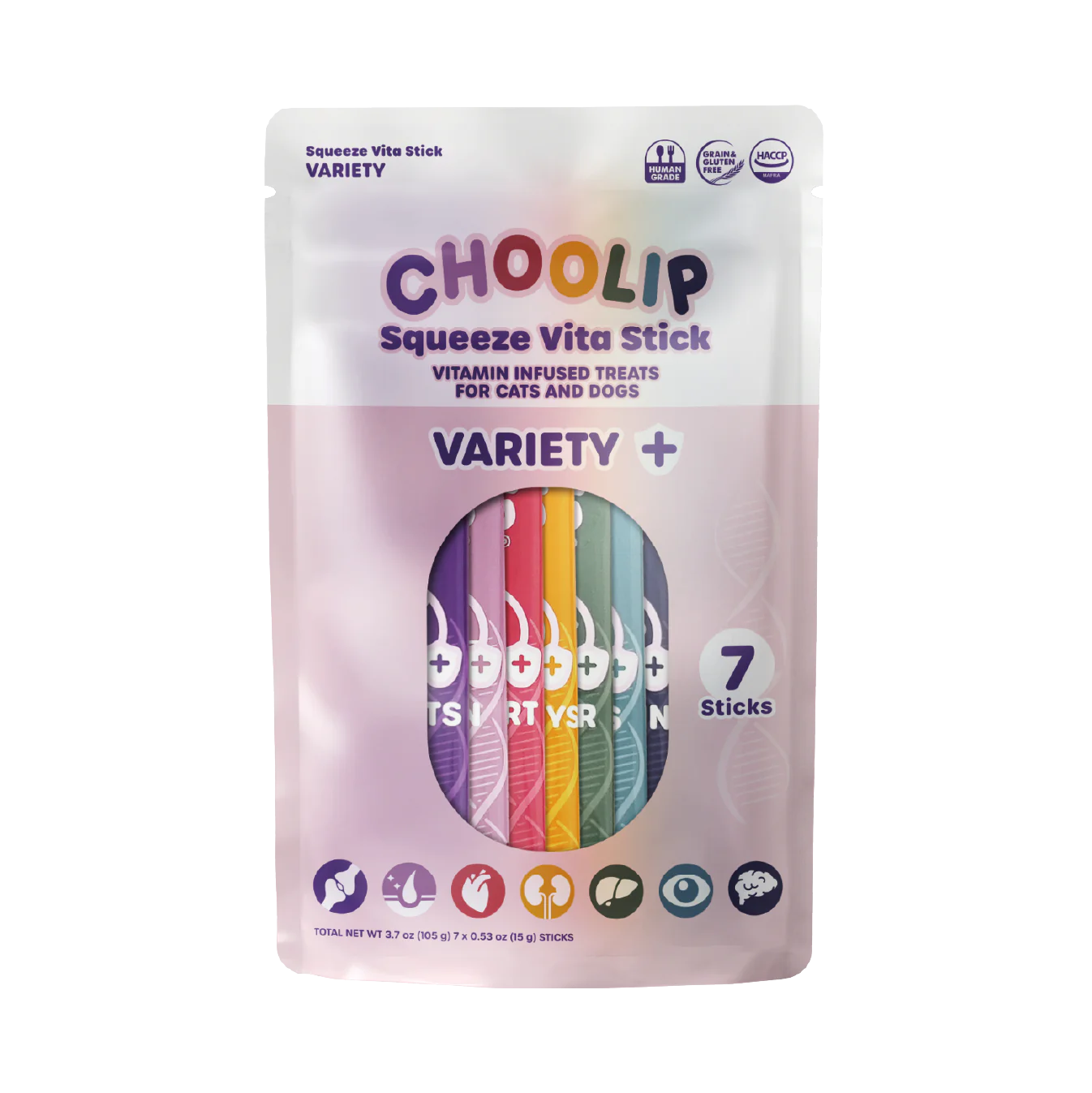 Choolip Squeeze Vita Stick Pouch 7 Sticks