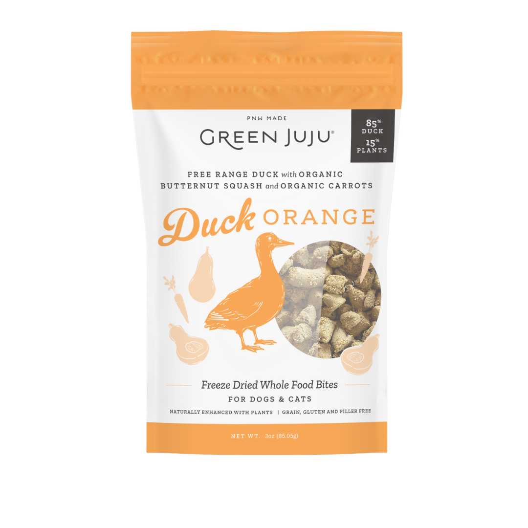 Green JuJu Duck Orange Whole Food Bites 3oz