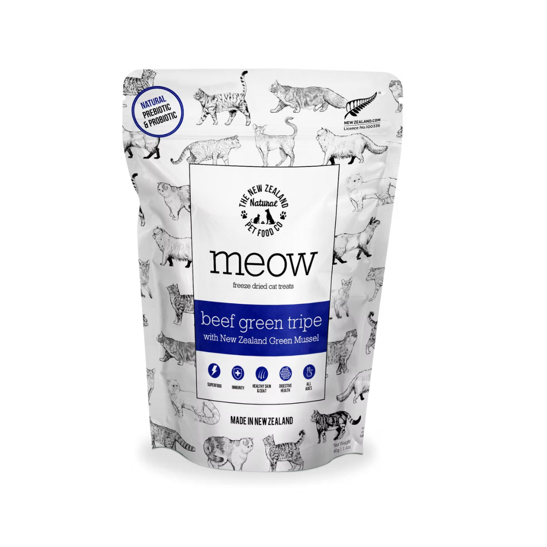 Meow Cat FD Beef Green Tripe 1.4oz