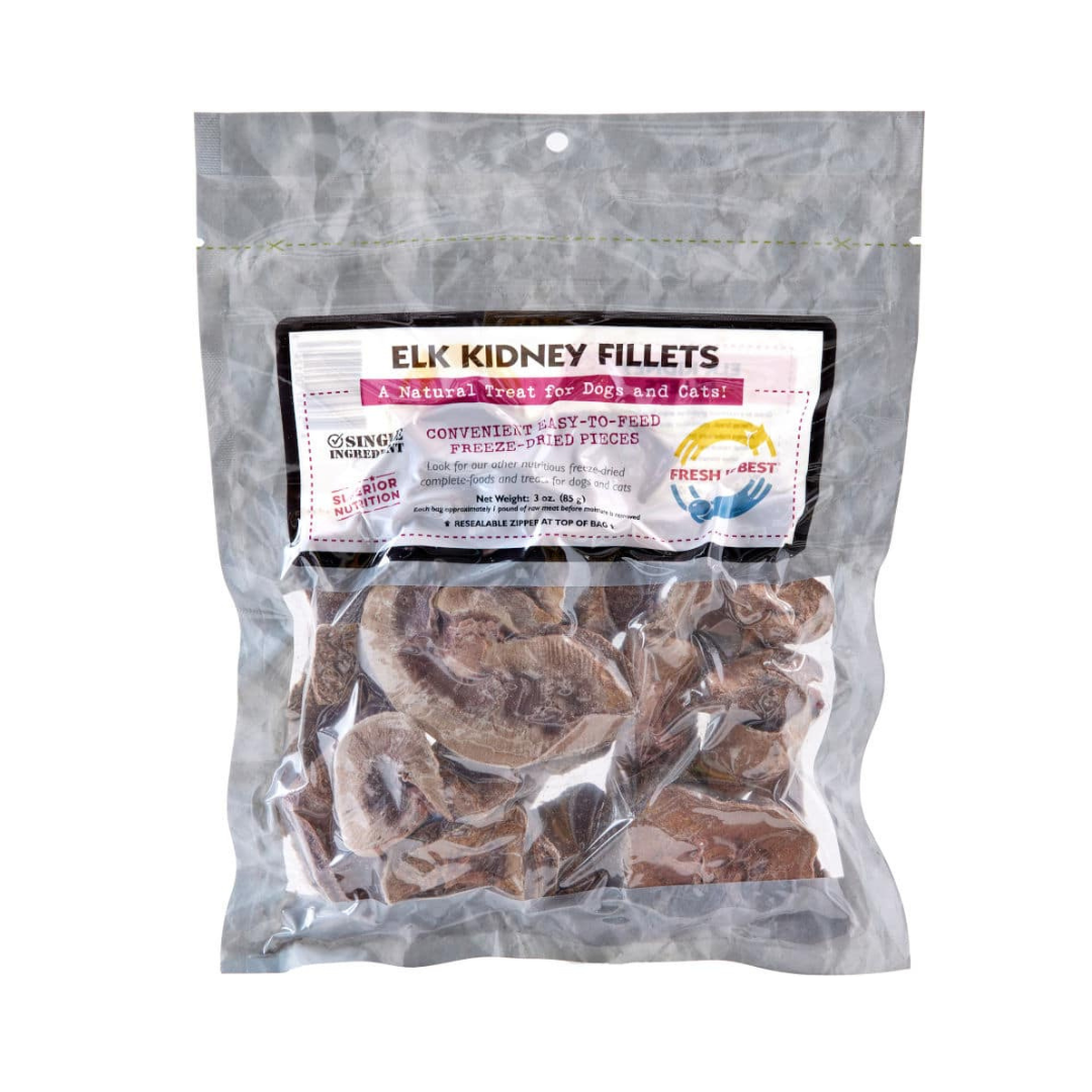 Fresh Is Best Freeze Dried Elk Kidney Fillets 3oz
