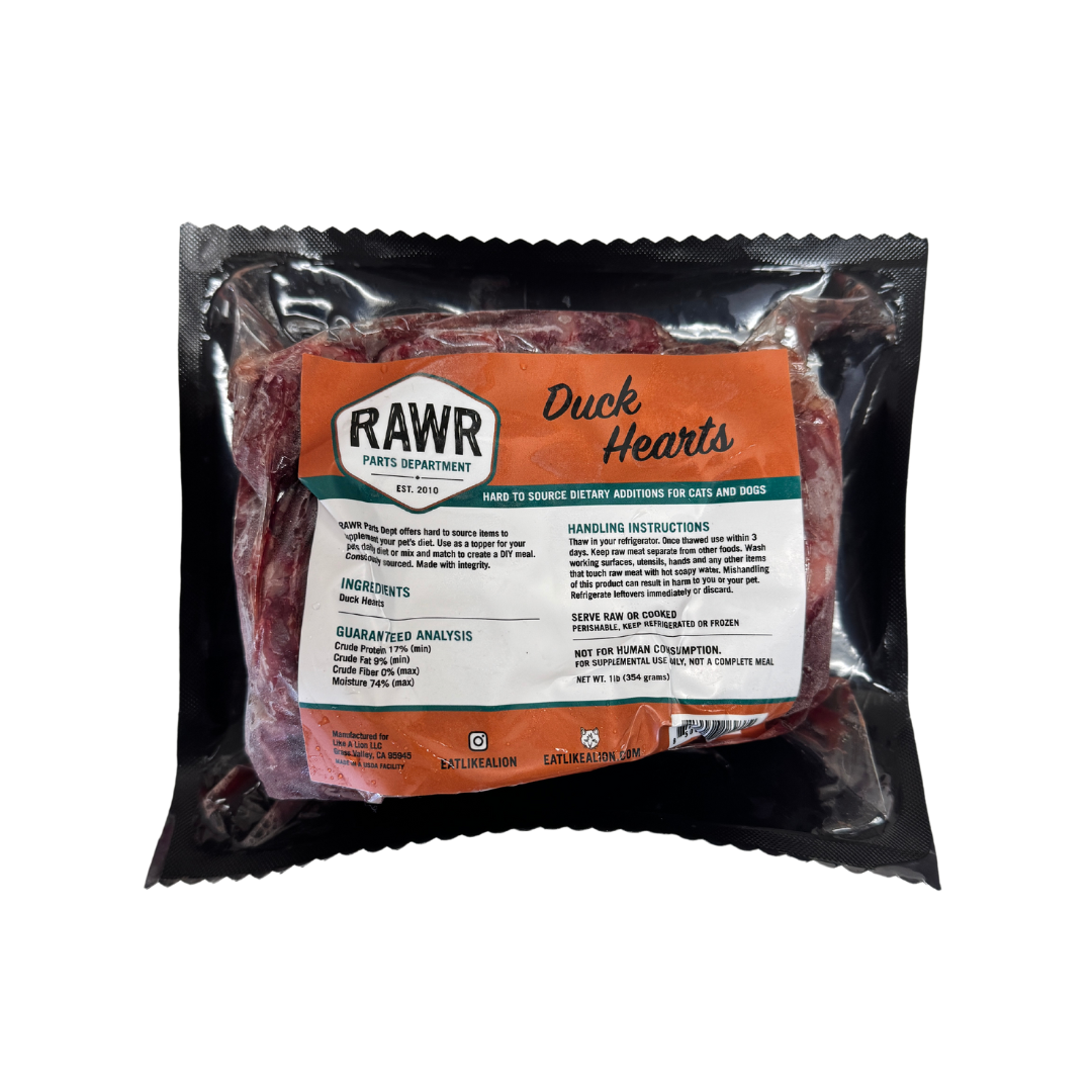 Rawr Duck Heart Frz 1lb