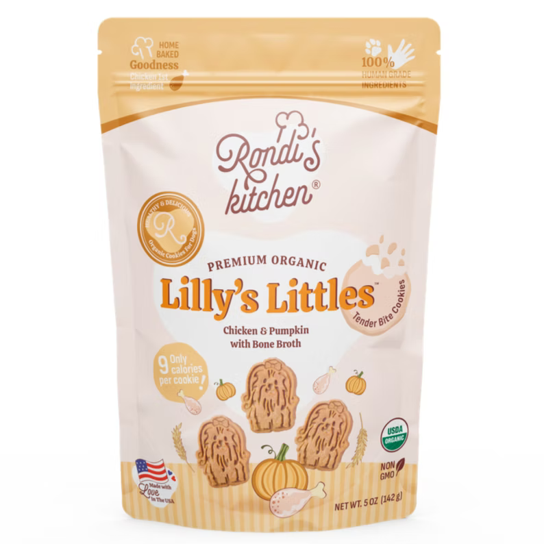 Rondi's Kitchen Organic Tender Bite Cookies Chicken&Pumpkin 5oz