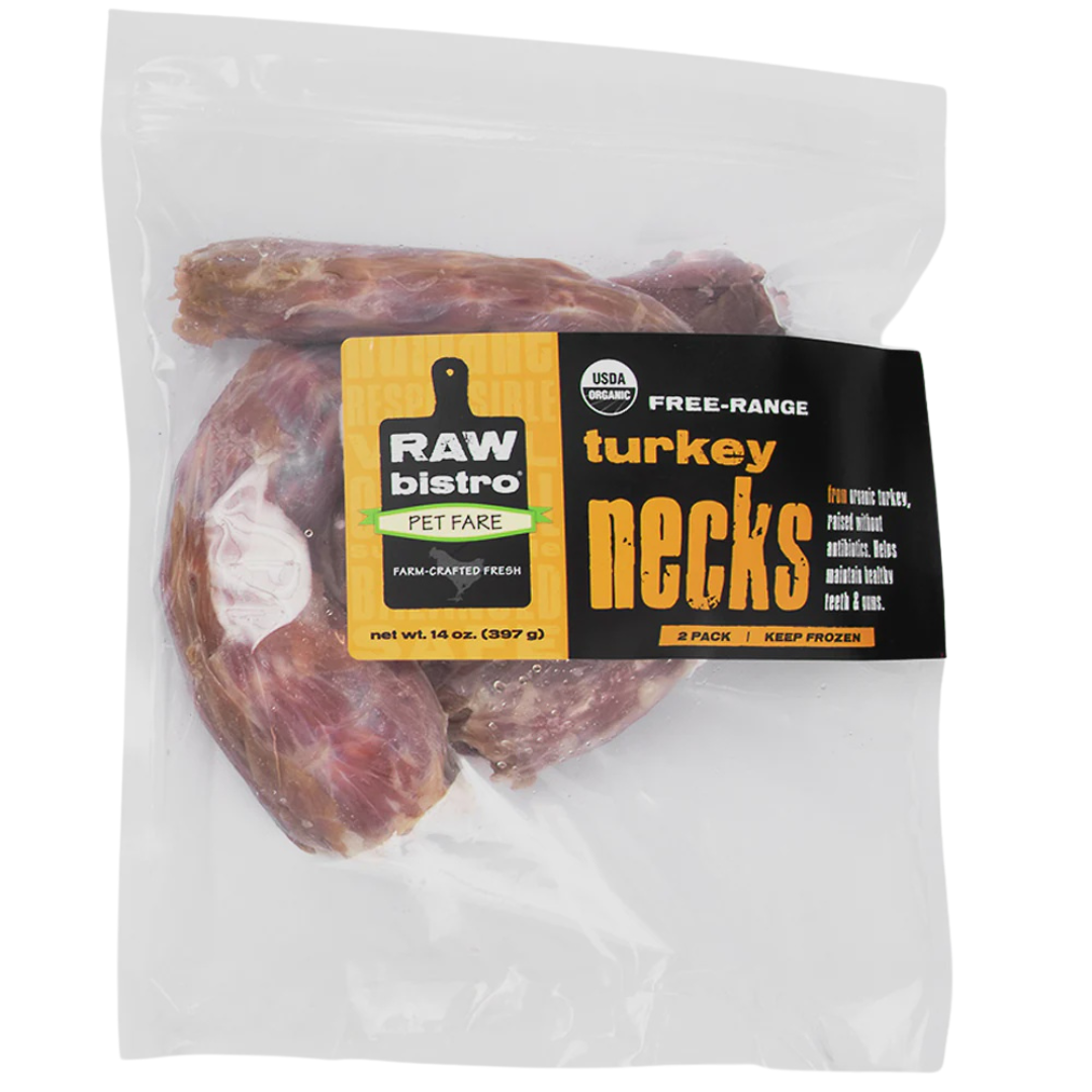 Raw Bistro Frz Orgainc Turkey Necks2pc