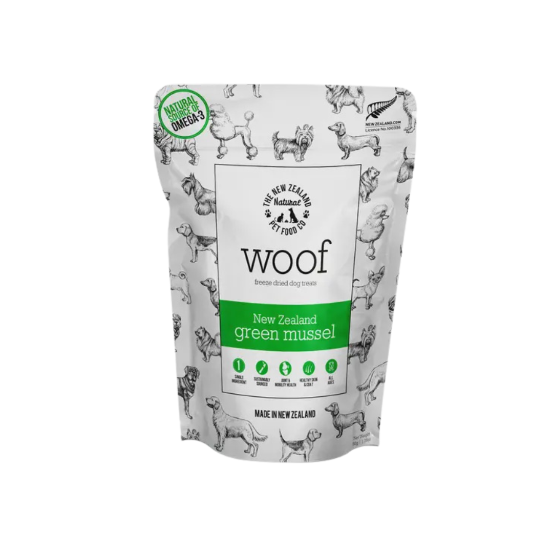 Woof FD NZ Green Lipped Mussel Treat 1.76oz
