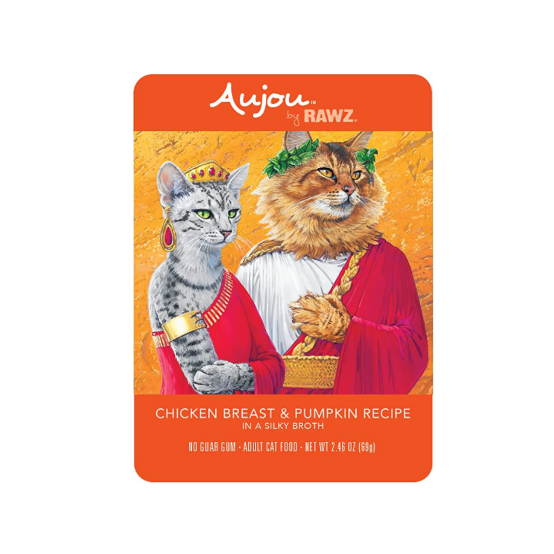Rawz Cat Aujou Chicken Breast & Pumpkin 2.46oz