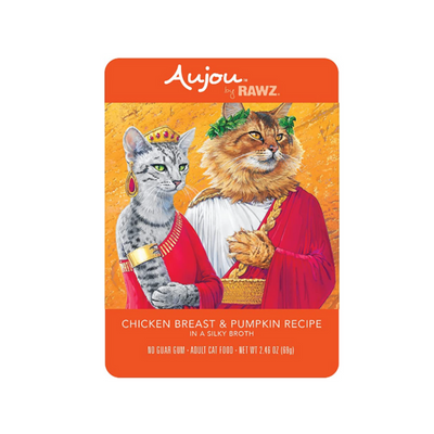 Rawz Cat Aujou Chicken Breast & Pumpkin 2.46oz