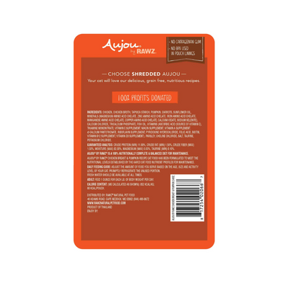 Rawz Cat Aujou Chicken Breast & Pumpkin 2.46oz