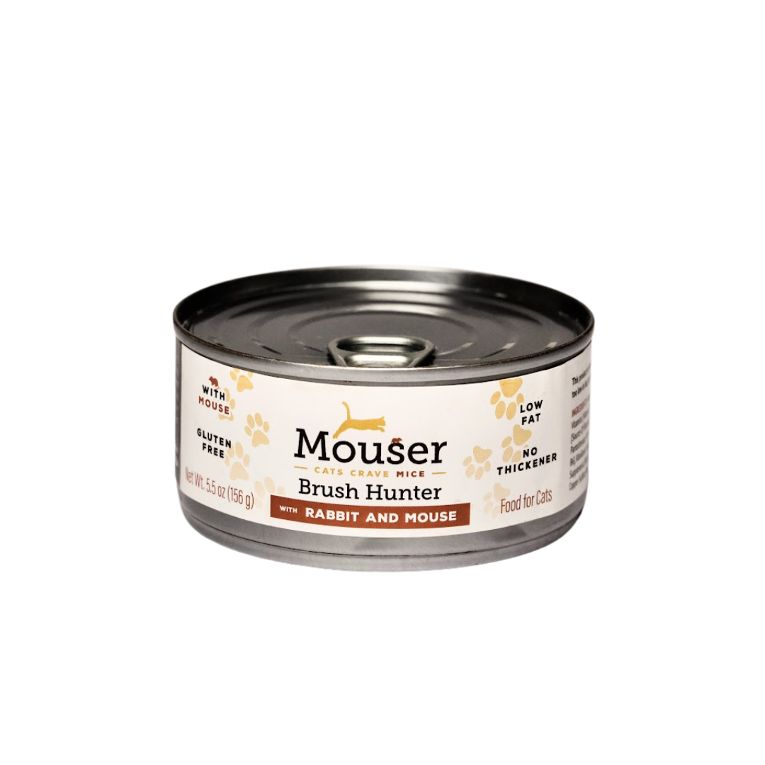 Mouser Cat Brush Hunter Rabbit Mouse 5.5oz