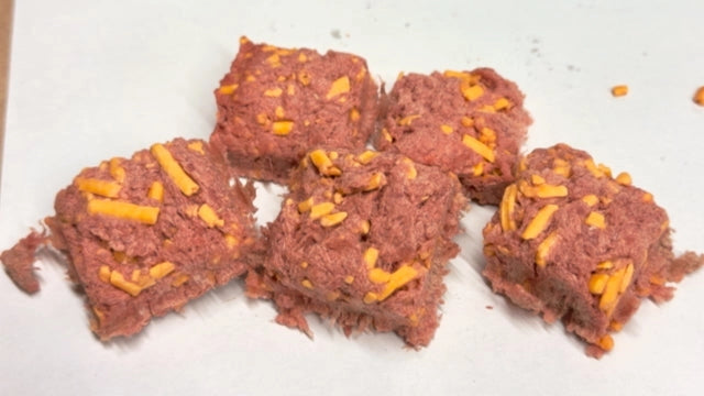 Heavenly Simple Snacks - Beef-N-Cheddar Squares Dog Treats 2.5oz