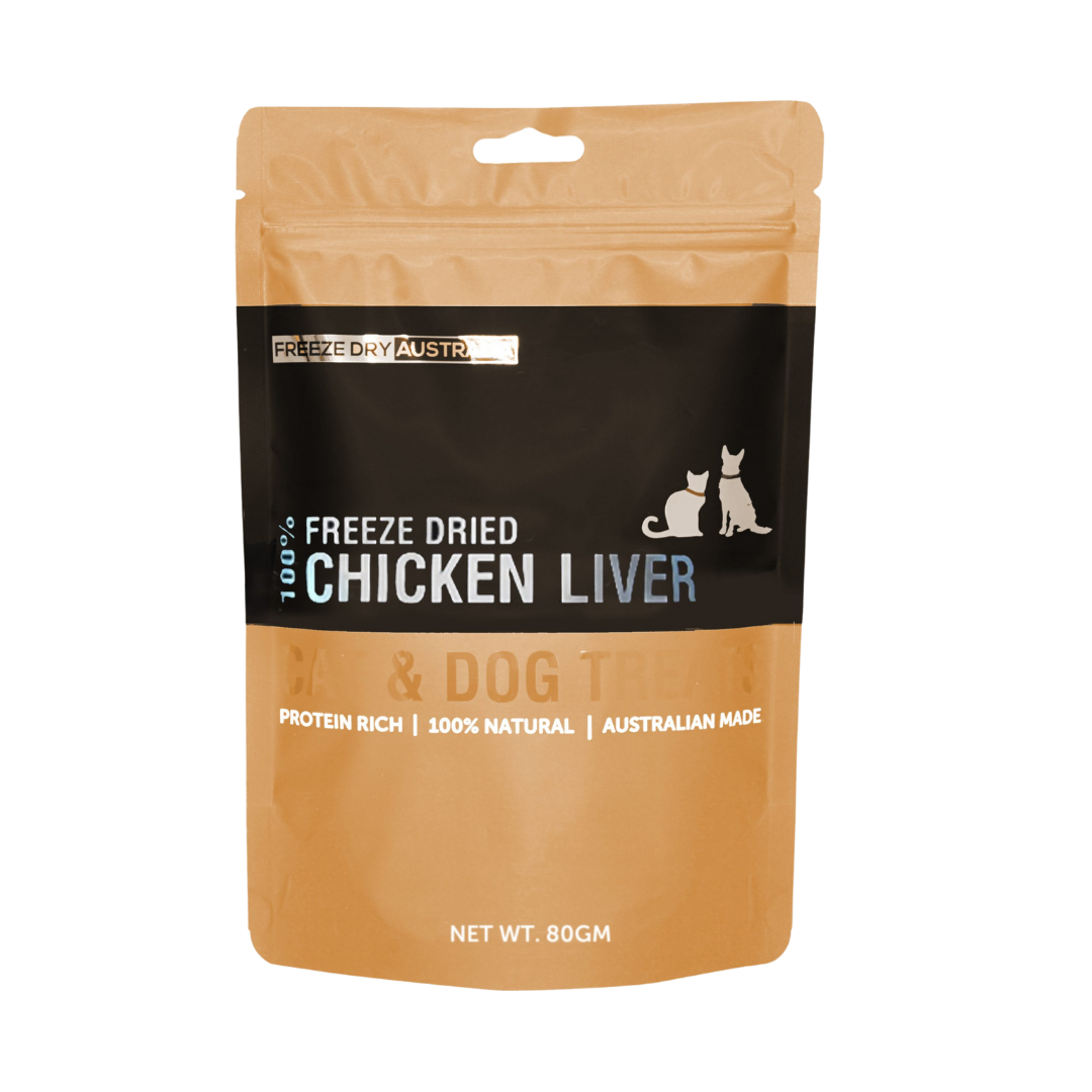 Freeze Dry Australia Chicken Liver 80g