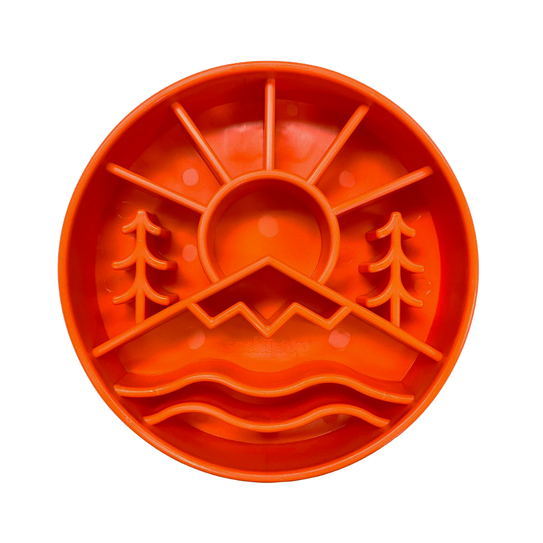 Great Outdoors Design eBowl Enrichment Slow Feeder Bowl for Dogs