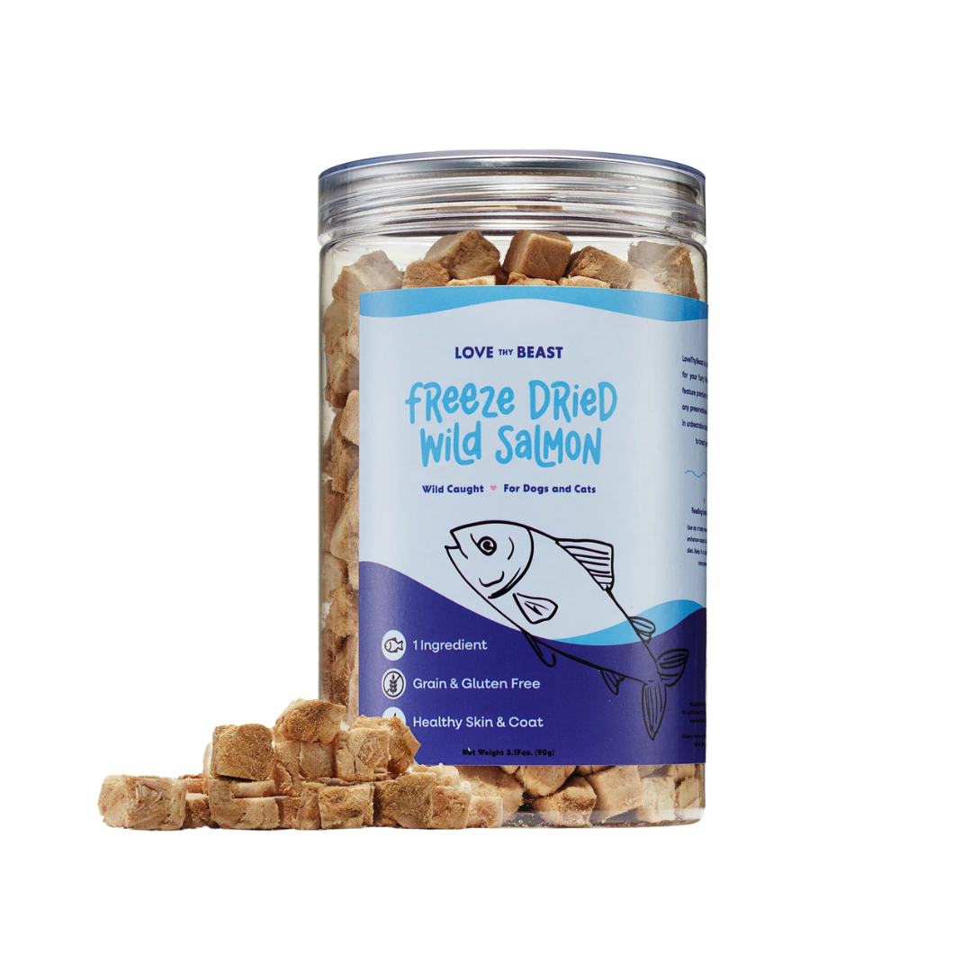 Freeze Dried Wild Salmon Cubes 3.17oz