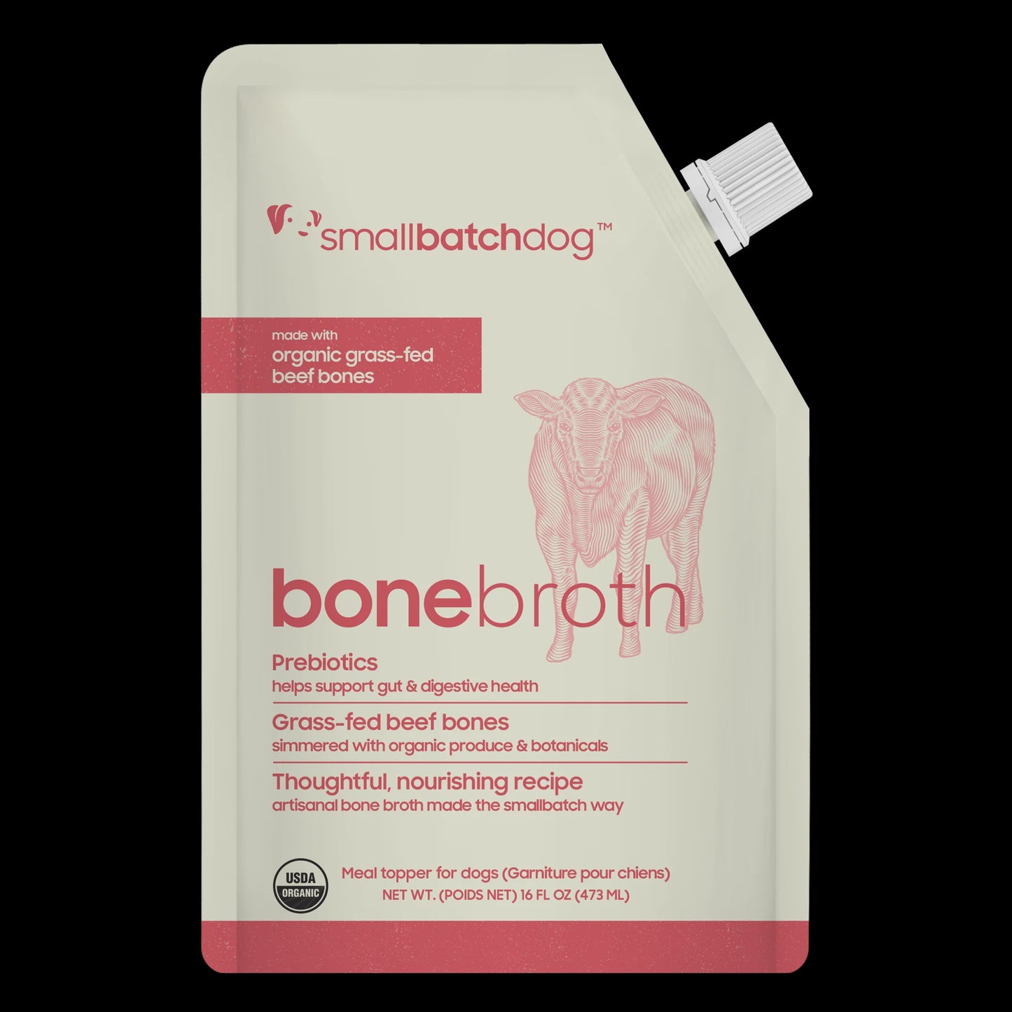 SmallBatch Organic Beef Bone Broth 16oz