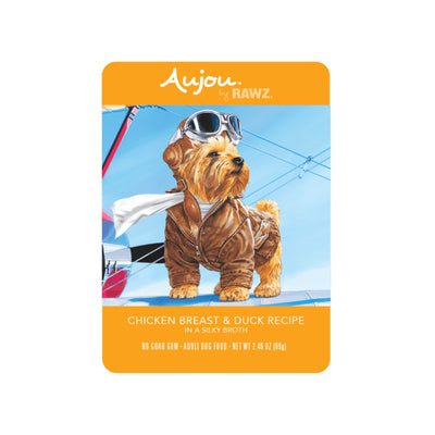 Rawz Dog Aujou Chicken Breast&Duck 2.46oz