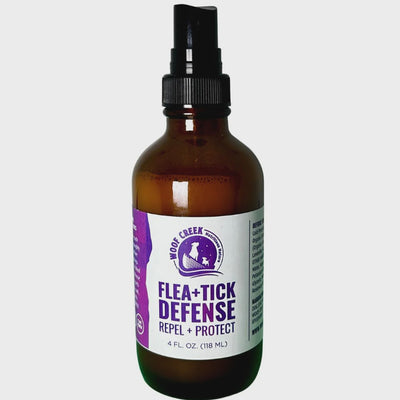 All-Natural Flea + Tick Defense Spray for Dogs + Cats 4oz
