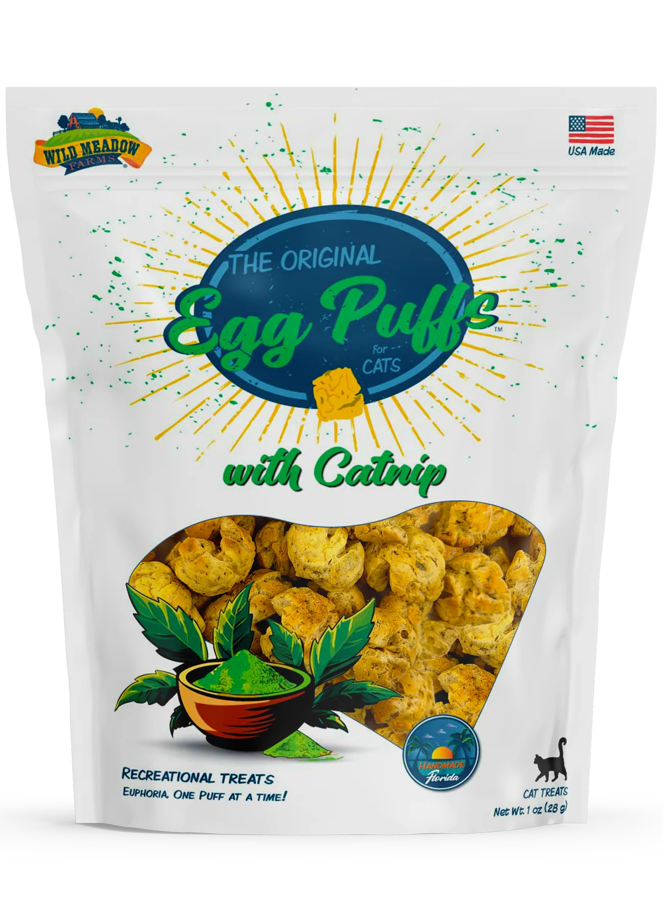 Wild Meadow Farms Egg Puffs for Cats