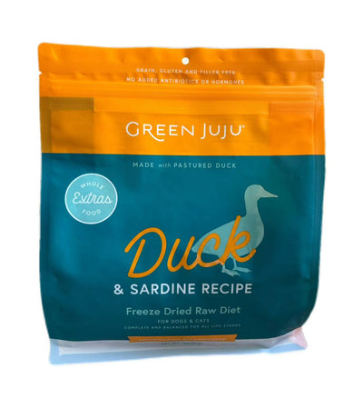 Green JuJu Duck&Sardine Recipe For Dogs and Cats n14oz