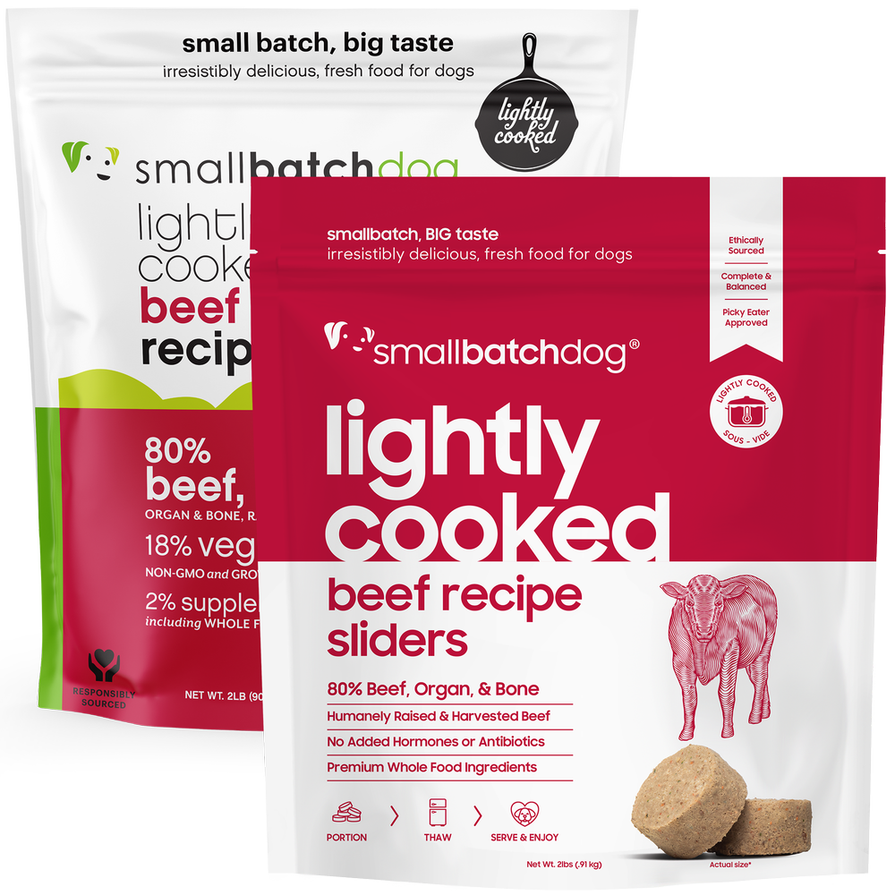 SmallBatch Dog Lightly Cooked Beef Frozen-2lb