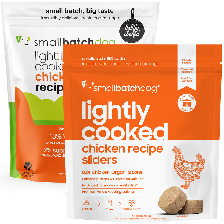 SmallBatch Dog Lightly Cooked Chicken Frozen-2lb