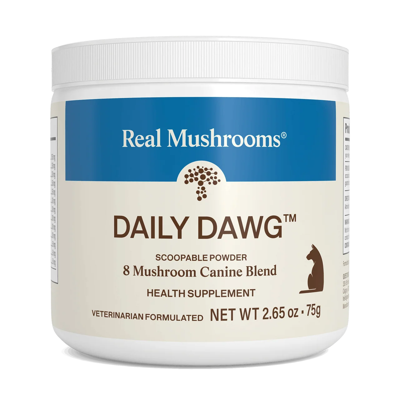 RealMushrooms Daily Dawg Powder for Pets 2.65oz