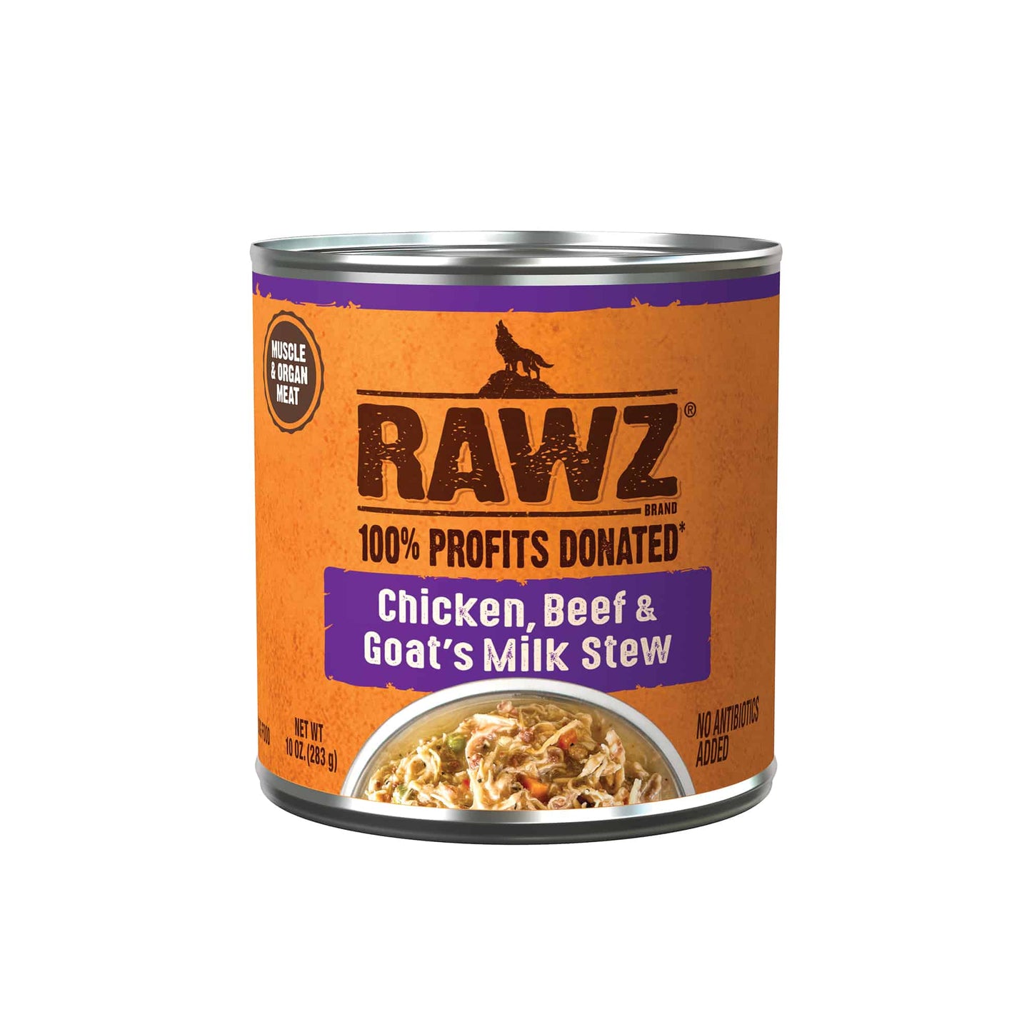 Rawz Dog Wet Food with Goat Milk 10oz