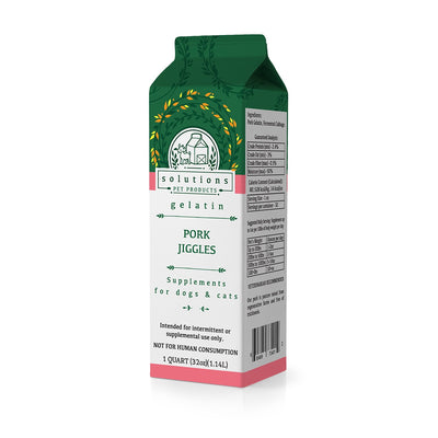 Solutions Frozen Pork Jiggles Supplement 32oz