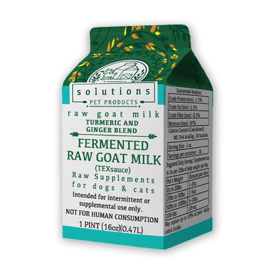 Solutions Fermented Raw Goat Milk (TexSauce) 16 oz