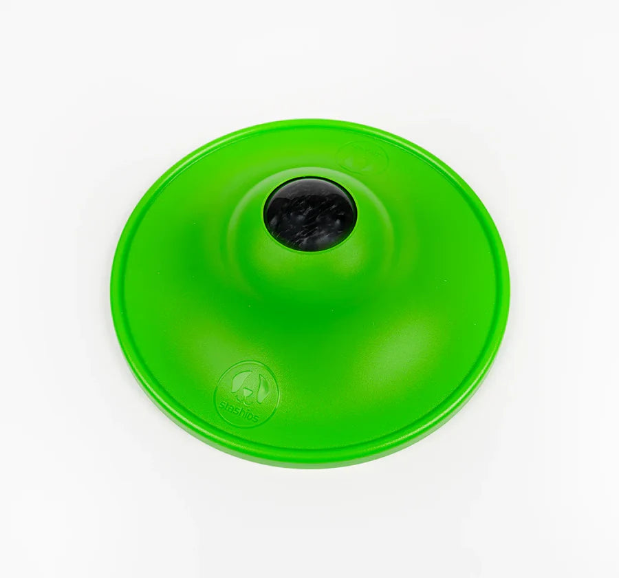 Stashios Soothing Saucer Dog Toy-Green