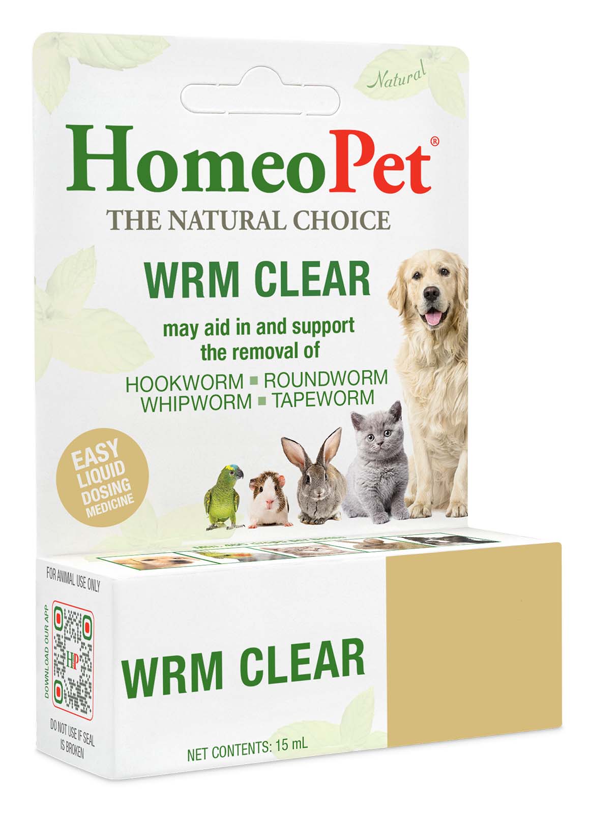 HomeoPet Wrm Clear 15ml