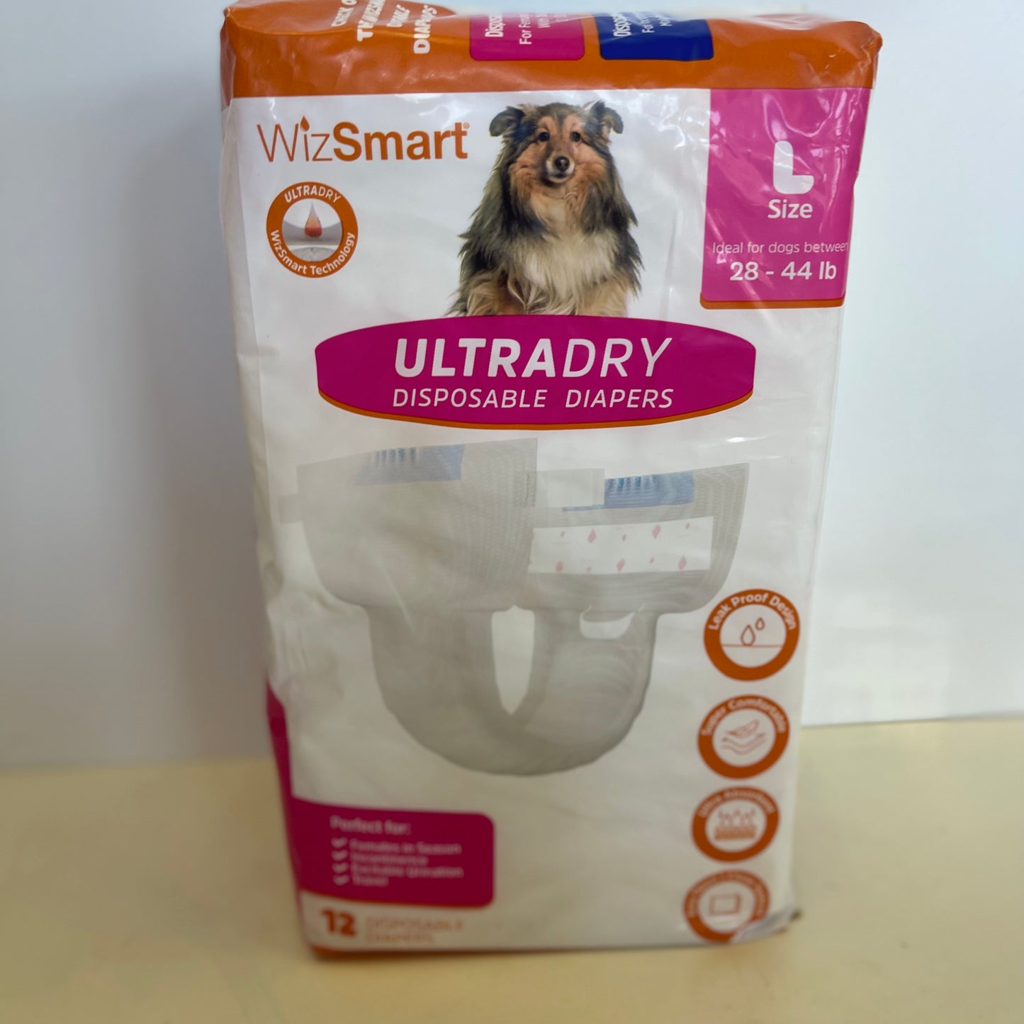 WizSmart Ultradry Disposable Diapers 12CT
