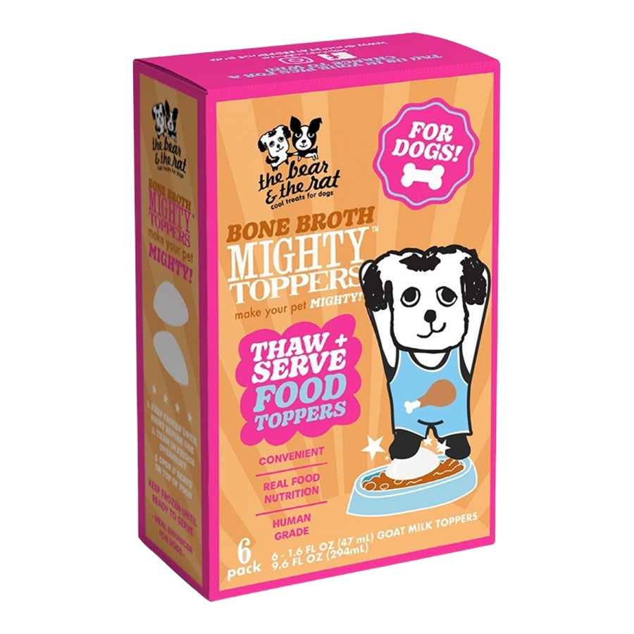The Bear & The Rat Dog Frz Topper Bone Broth 6pk