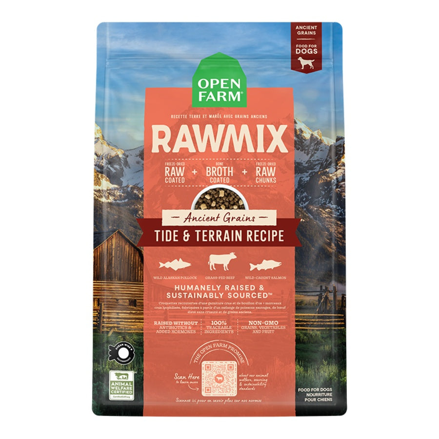 Open Farm Tide & Terrain Ancient Grains RawMix for Dogs 3.5lb