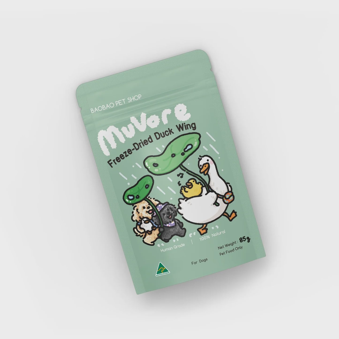 MuVore Freeze Dried Duck Wings 85g