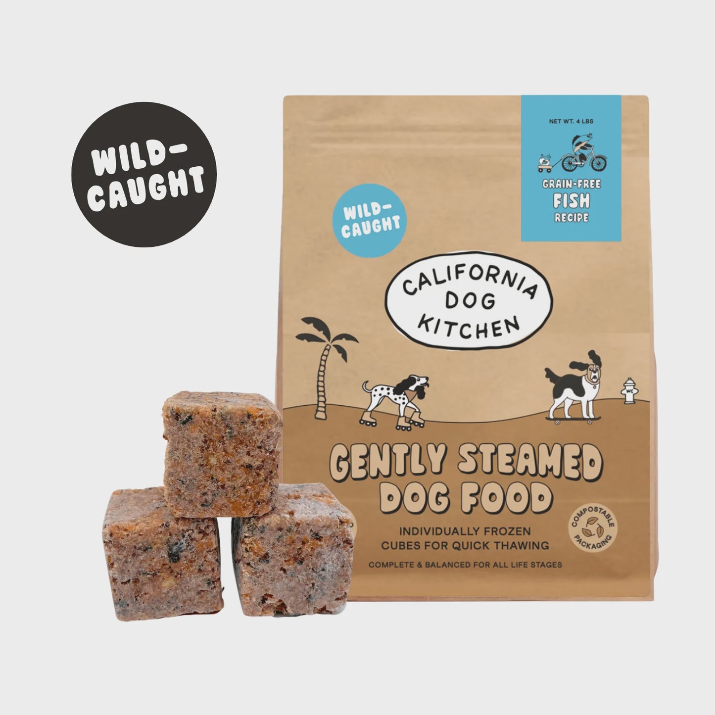 California Dog Kitchen Grain-Free Fish Recipe 4lb