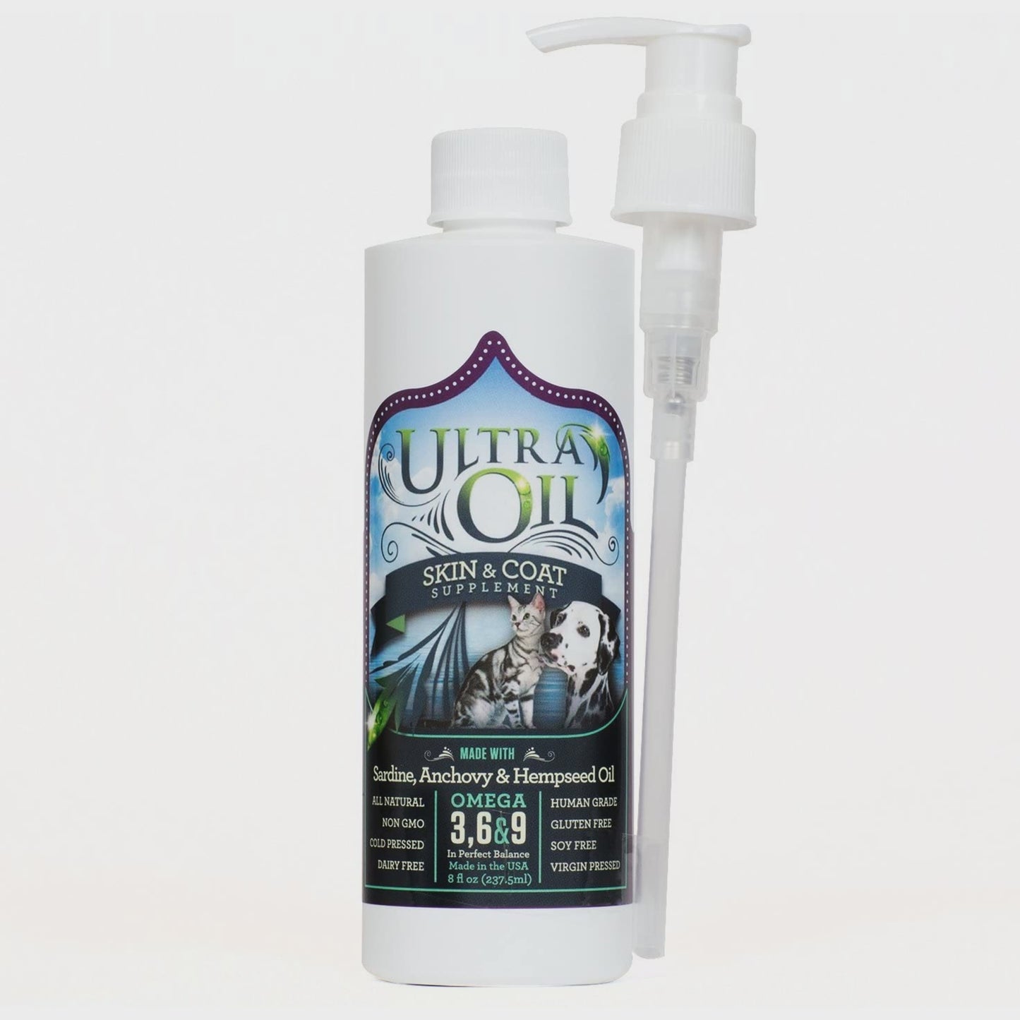 Ultra Oil Skin & Coat Supplement - 8 oz