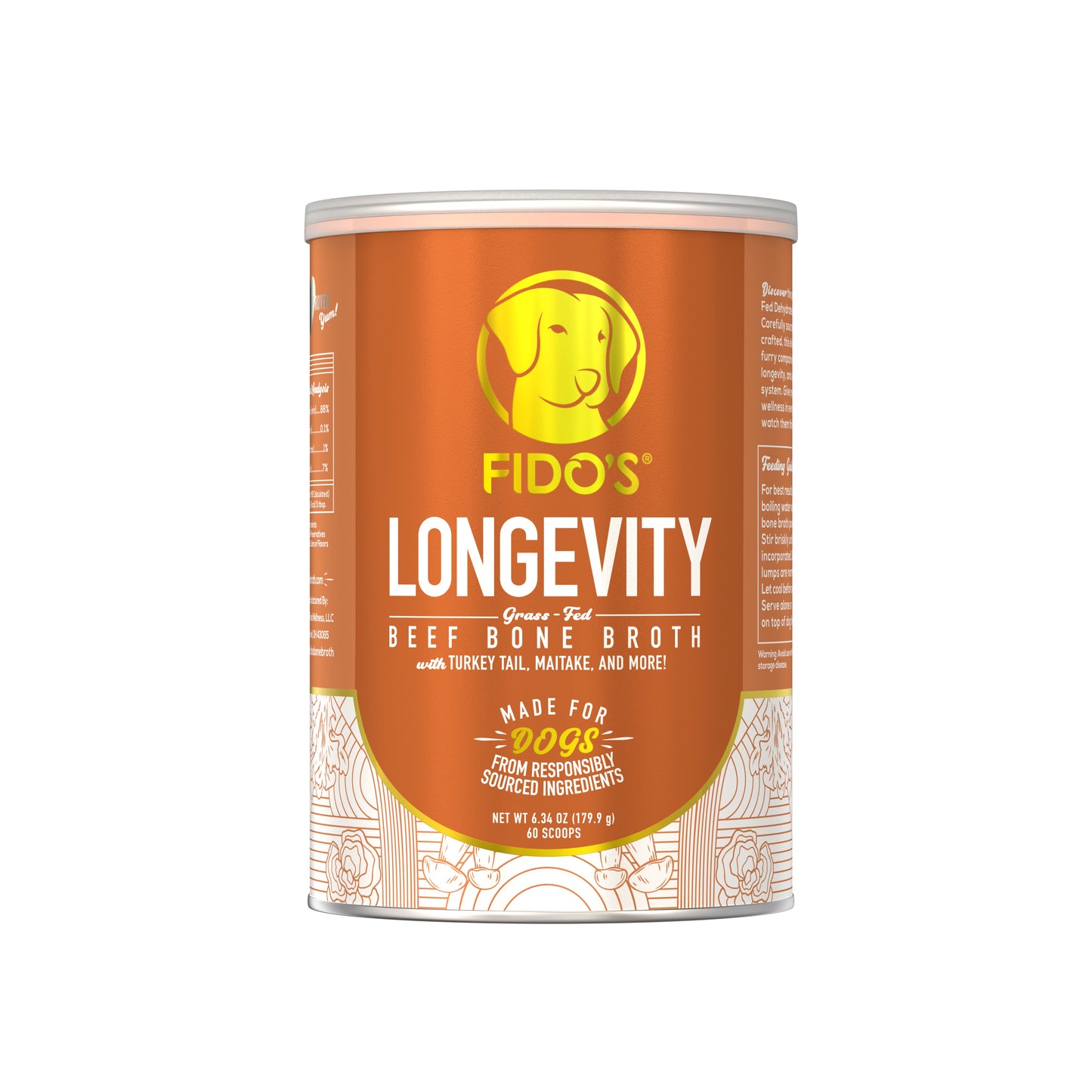 Fido's Longevity Bone Broth Powder