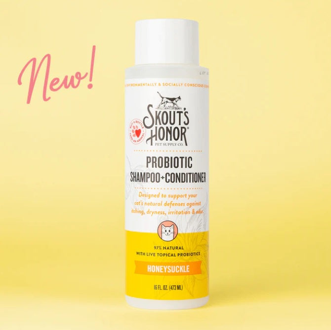 Skout's Honor Probiotic Shampoo + Conditioner For Cats
