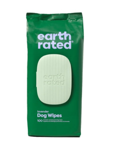 Earth Rated Plant-Based Grooming Wipes 100PC