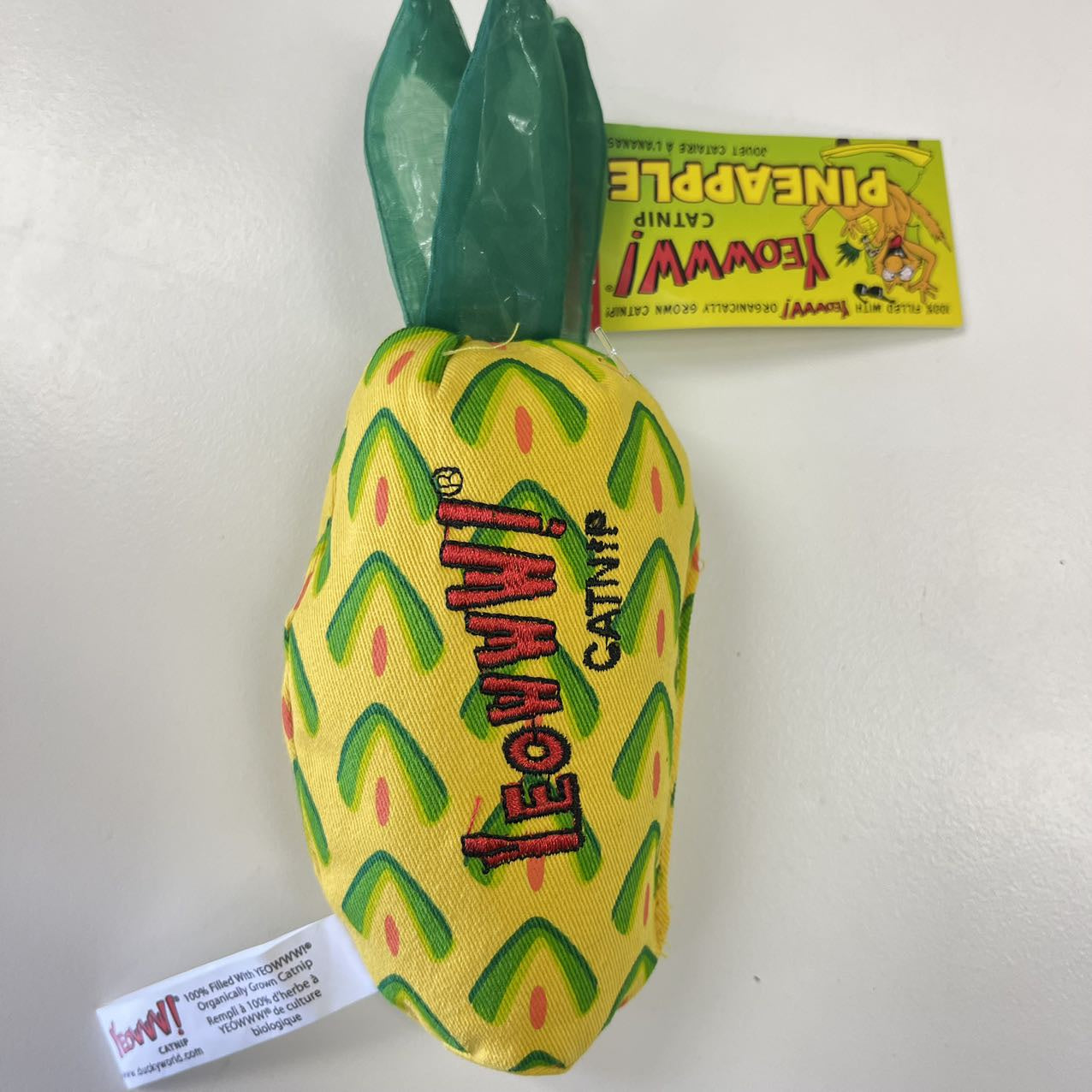 Yeowww Catnip Toy Pineapple
