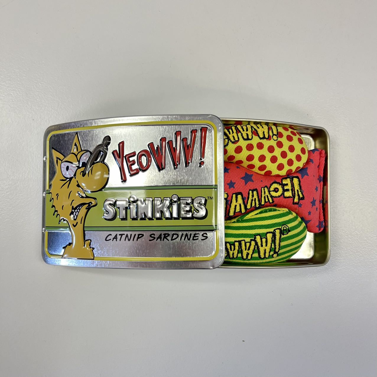 Yeowww Catnip Toy Sardines Tin