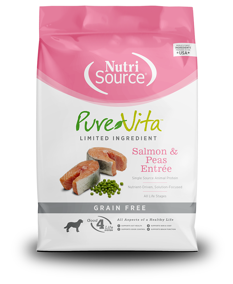Pure Vita LIM Dog Food Salmon&Peas 12lb