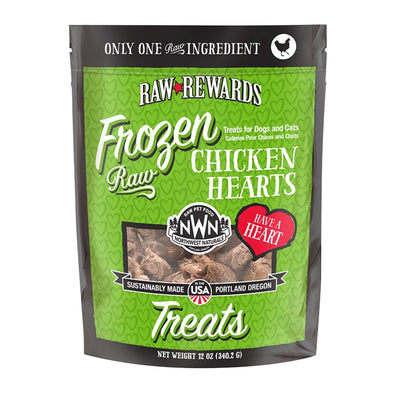 NWN Frozen Raw Chicken Hearts 12oz