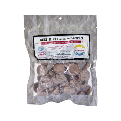 Fresh Is Best Beef & Veggie Morsels 3.5oz