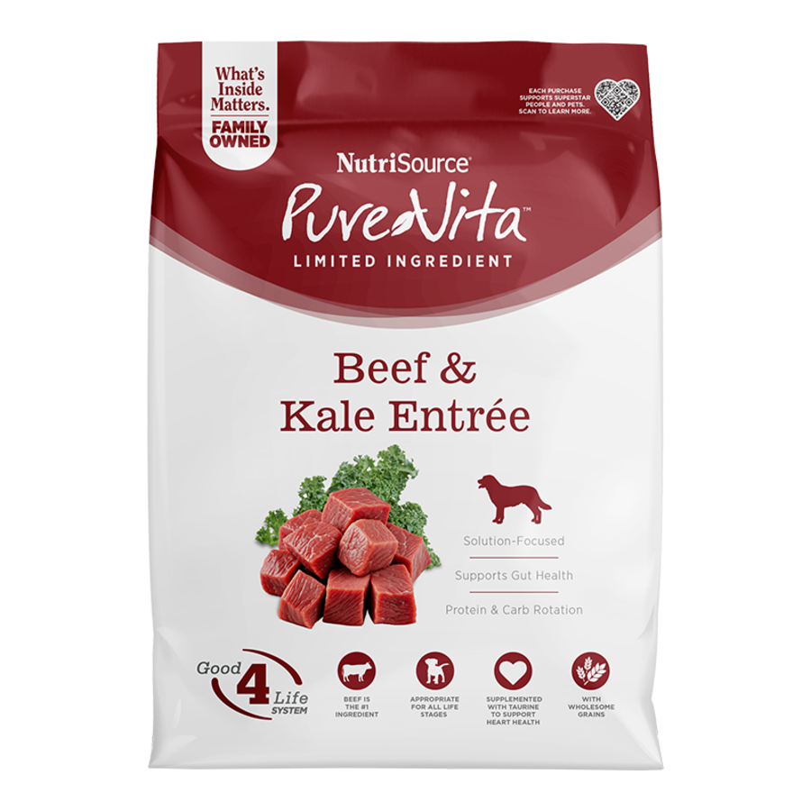 Pure Vita  Dog Beef Kale  4lb