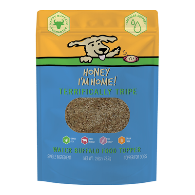 Honey I'm Home! Terrifically Tripe Natural Water Buffalo Dog Meal Topper
