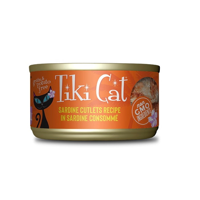 Tiki Cat Grill Sardine Cutlets in Sardine Consomme 2.8oz