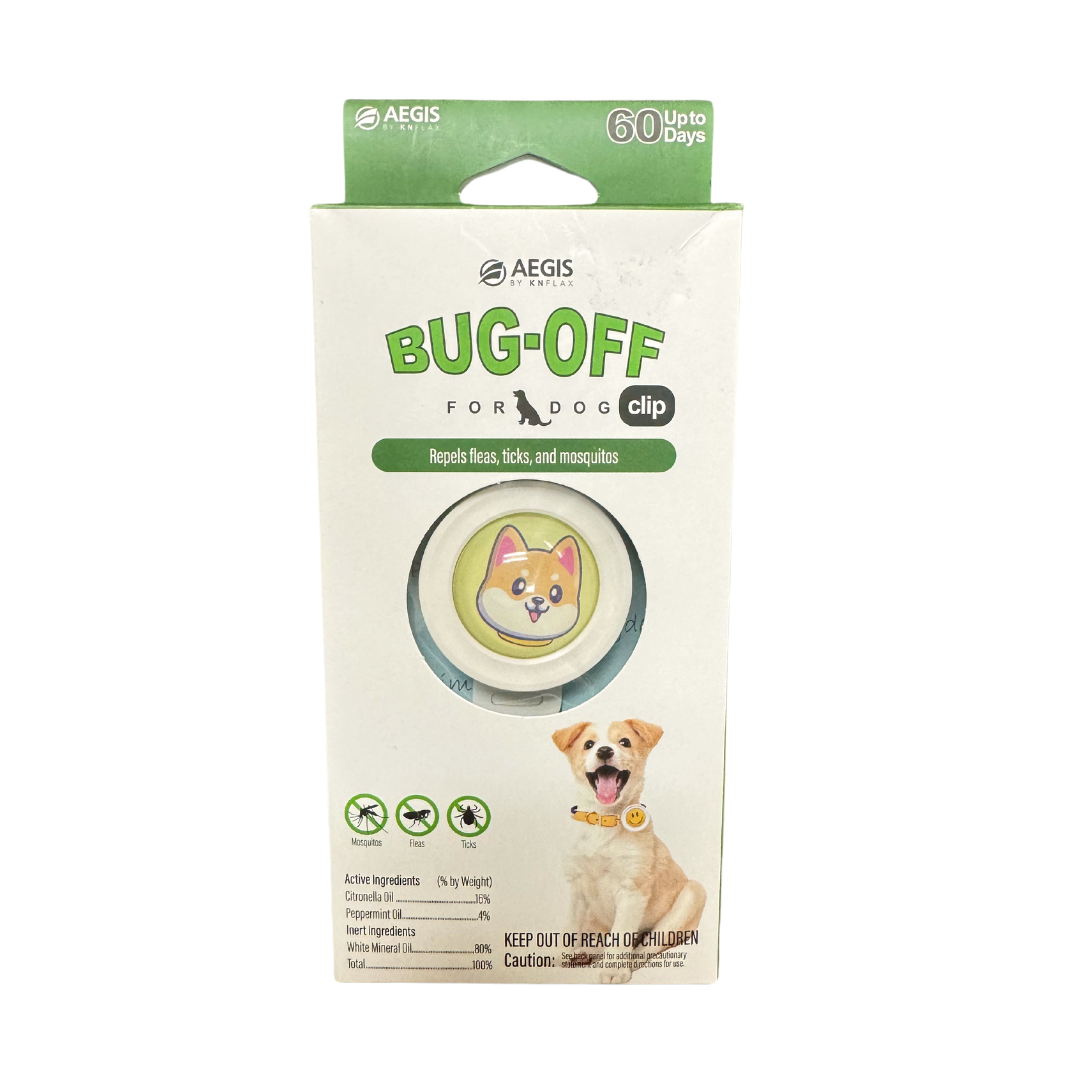 Aegis Bug-Off Dog Fleas Ticks & Mosquitos Clip